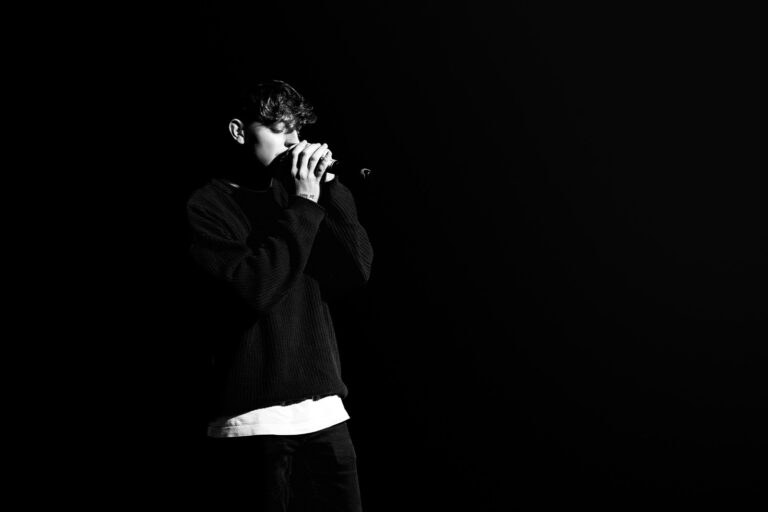 Eventfotografie Burgenland – Live Performance in Schwarzweiß